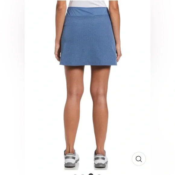 Callaway Golf Womens 16" Heather Perforated Golf Skort Blue Horizon Size XL. NWT